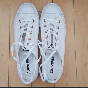 NEW Converse Dainty Ox White/White/Gold